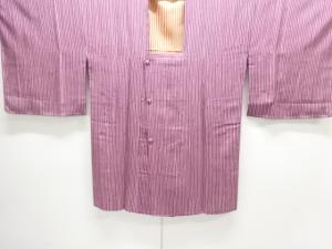 未使用品　縞模様道行コート